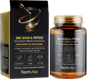 Farm Stay 24k Gold & Peptide Solution Prime Ampoule