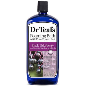 Dr Teals Foaming Bath With Pure Epsom Salt Black Elderberry