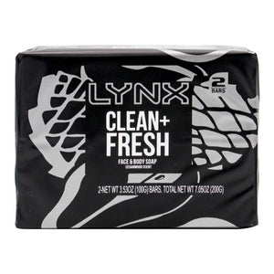 Lynx Dark Clean + Fresh Face & Body Soap