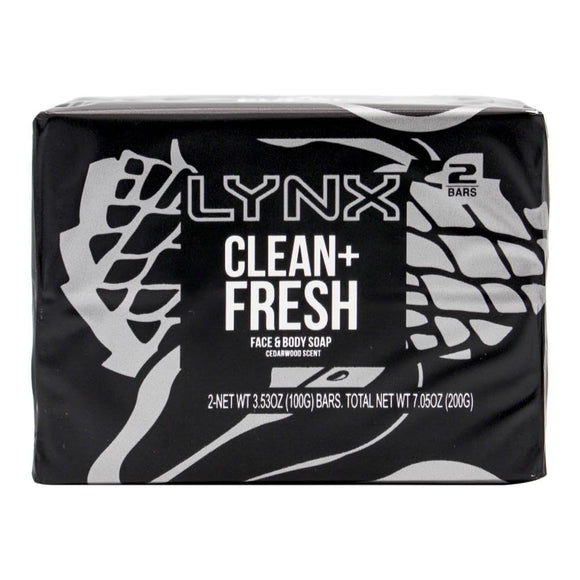 Lynx Dark Clean + Fresh Face & Body Soap