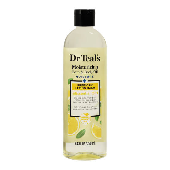 Dr Teals Moisturizing Bath & Body Oil Prebiotic Lemon Balm