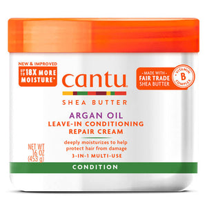 Cantu Shea Butter Argan Oil Leave-In Conditioning Repair Cream