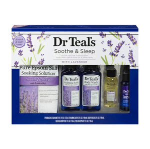 Dr Teals Soothe & Sleep 5piece Gift Set