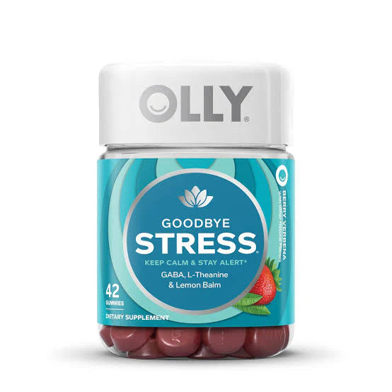 Olly Goodbye Stress Gummies Dietary Supplement 42 Gummies.