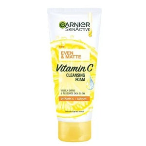 Garnier Skin Active Vitamin C Cleansing Foam.