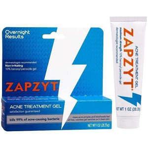 ZAPZYT Acne Treatment Gel 10% Benozyl Peroxide Gel.